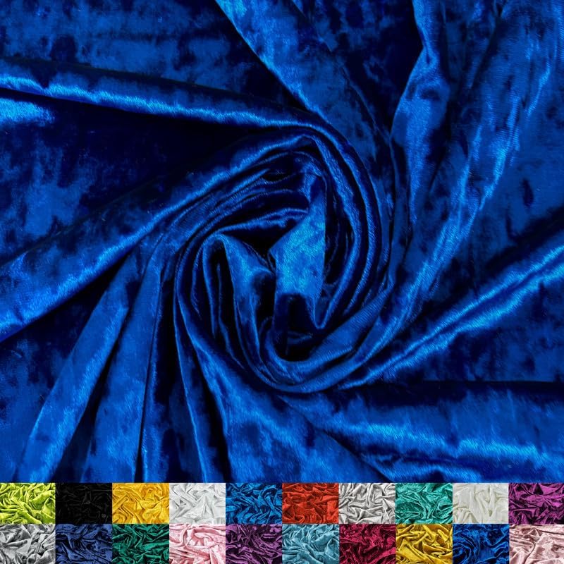 Crushed Velvet Fabric by Ice Fabrics - Soft & Versatile Use