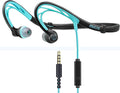 Sports Earbuds Wired Running Headphones with Microphone - Secure Fit