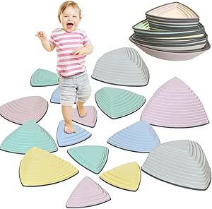 Balance Jumping Stepping Stones for Kids - 15 Pcs Set