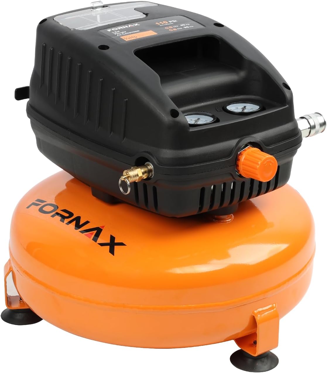 Portable FORNAX Pancake Air Compressor - Oil-Free Power