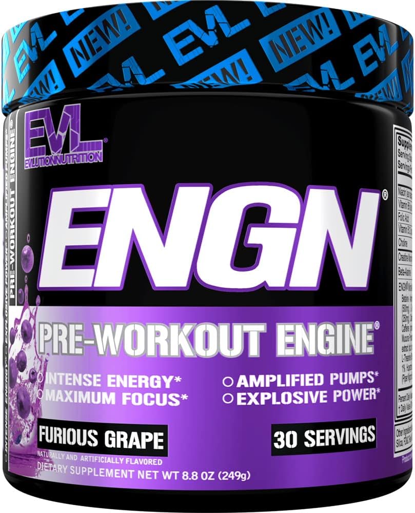 EVL Intense Pre Workout Powder for Lasting Energy and Focus