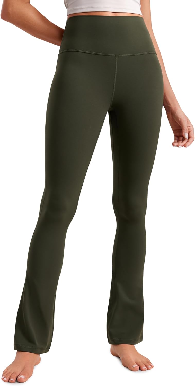 CRZ YOGA Butterluxe High Waist Mini Flared Leggings for Women