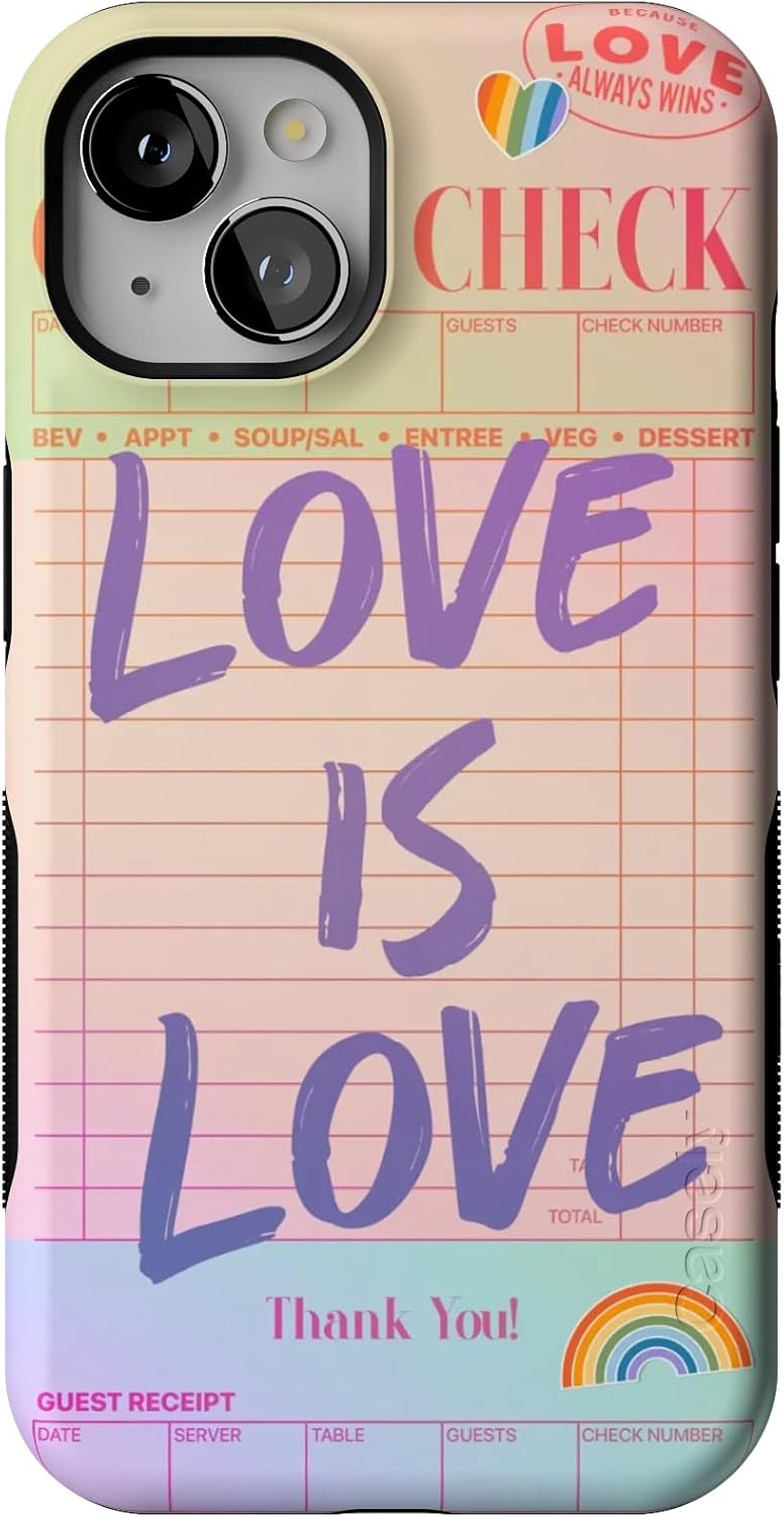 Casely iPhone 13 Case - Love is Love Bold Protective Design