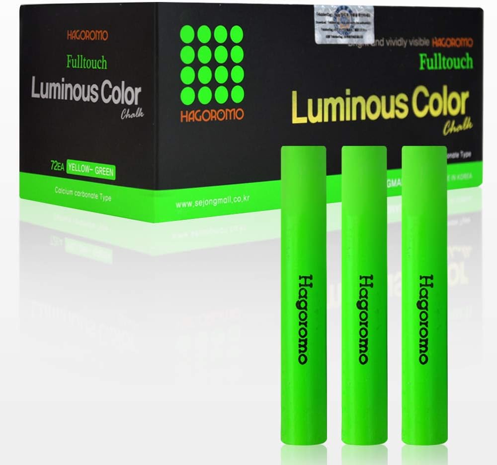 Hagoromo Fulltouch Luminous Chalk Box - Non-Toxic and Dustless