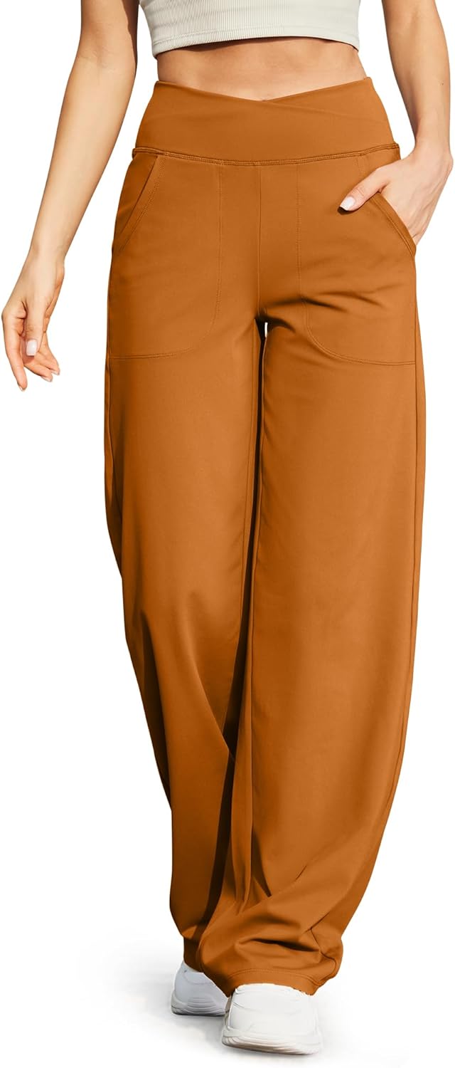 G4Free EverGoing Wide Leg Pants for Women with Pockets