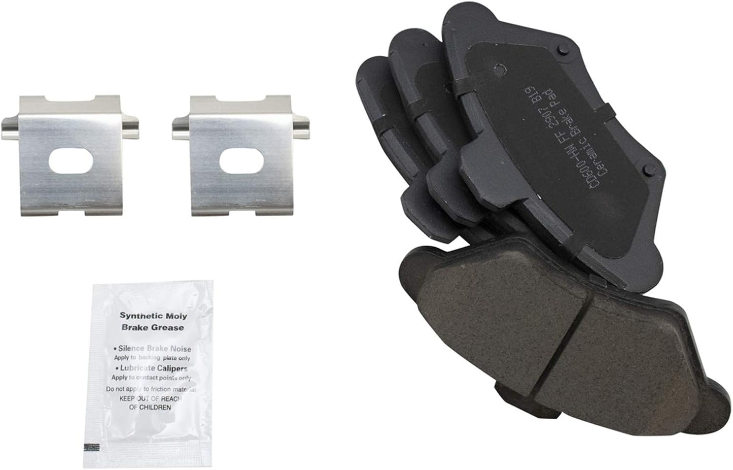 TRQ Front Brake Pads Ceramic for 1994-1998 Ford Mustang