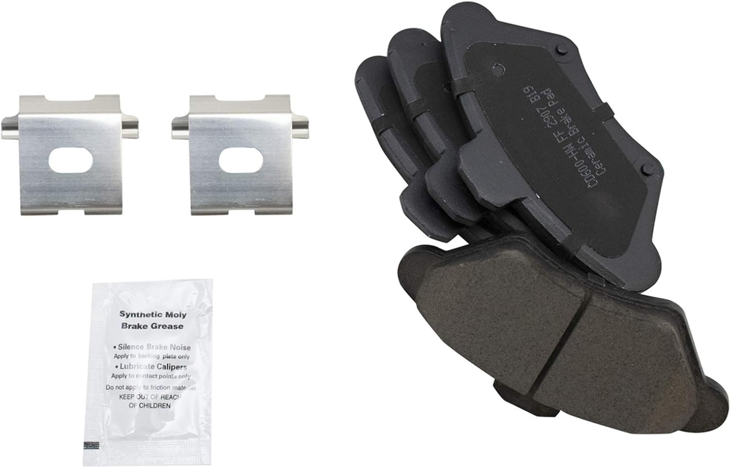TRQ Front Brake Pads Ceramic for 1994-1998 Ford Mustang