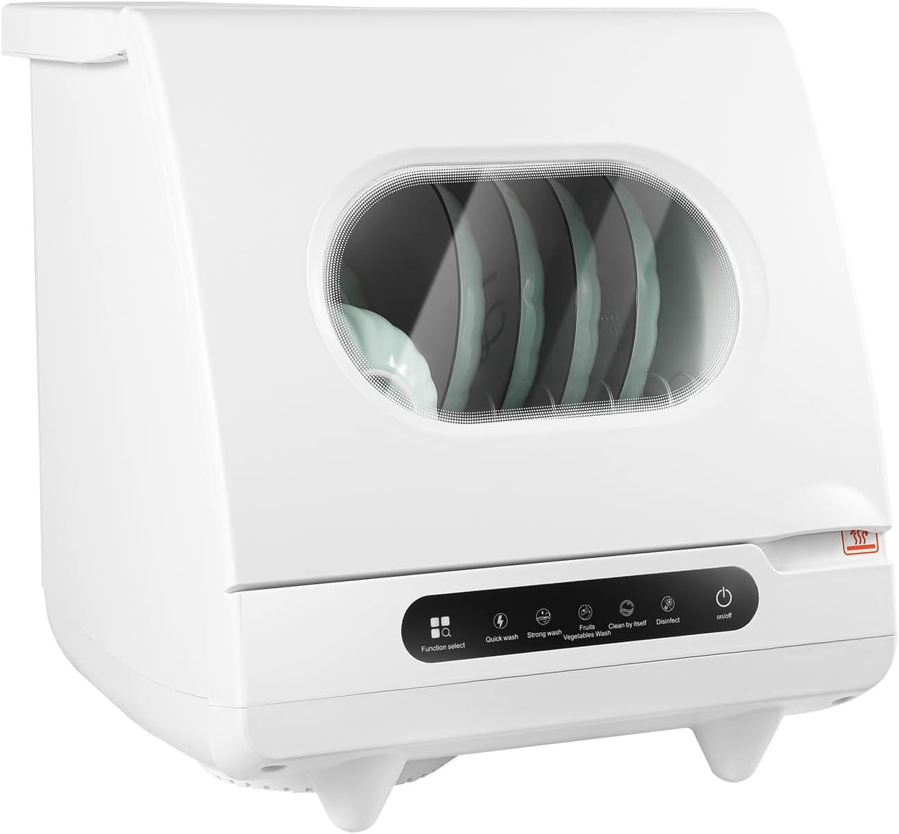1200W Mini Countertop Dishwasher for Compact Living Spaces