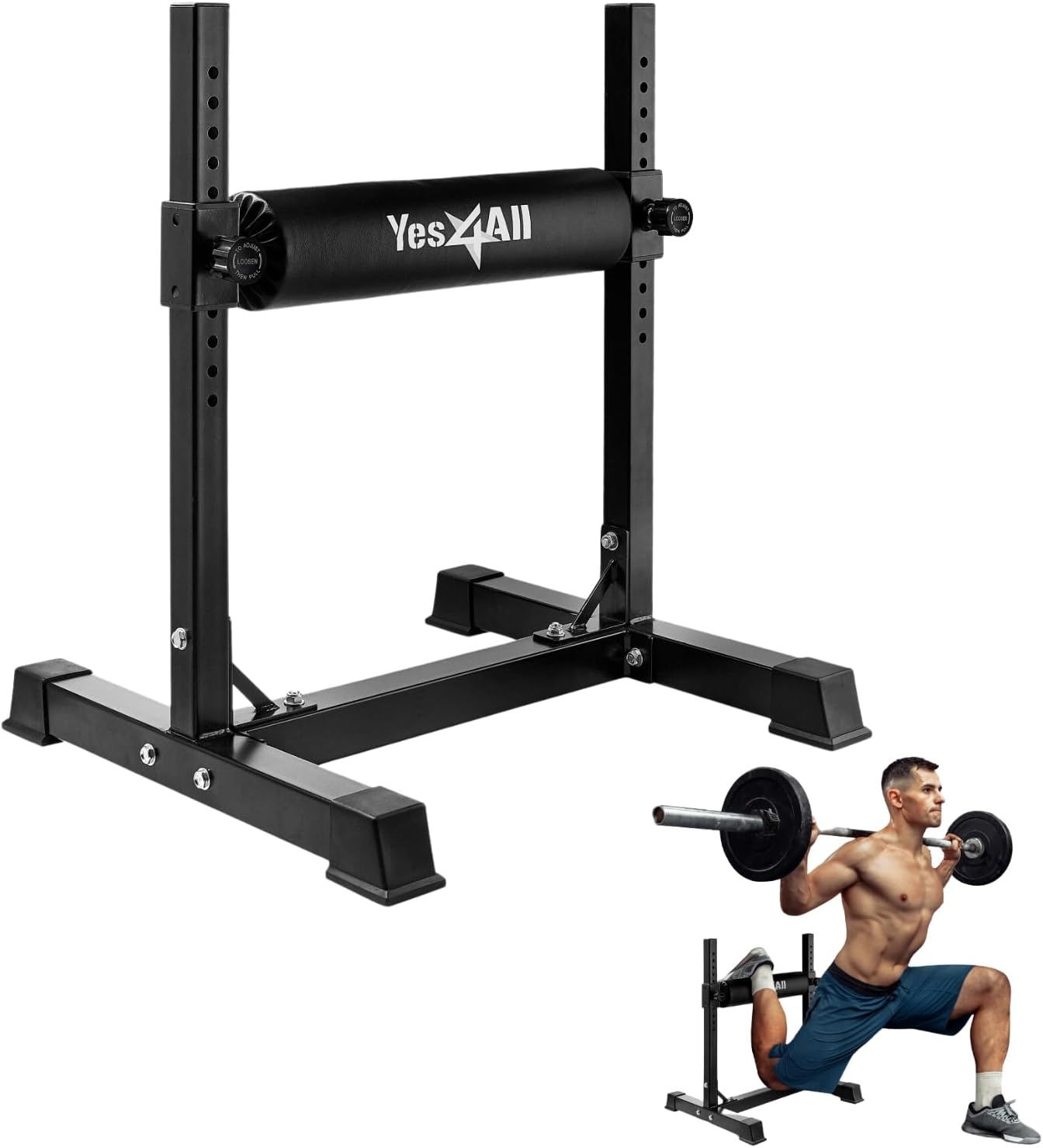 Yes4All Bulgarian Split Squat Stand for Effective Leg Training