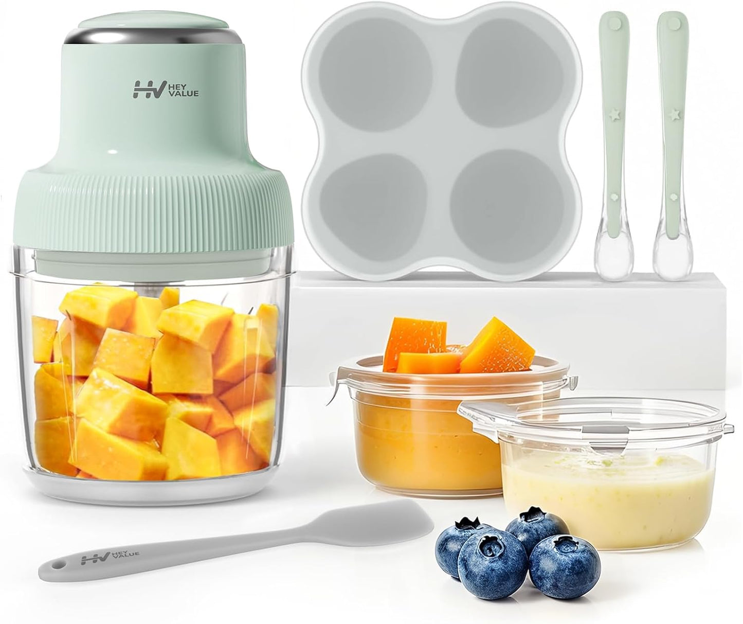 HEYVALUE Baby Food Maker: 13-in-1 Puree Blender Set