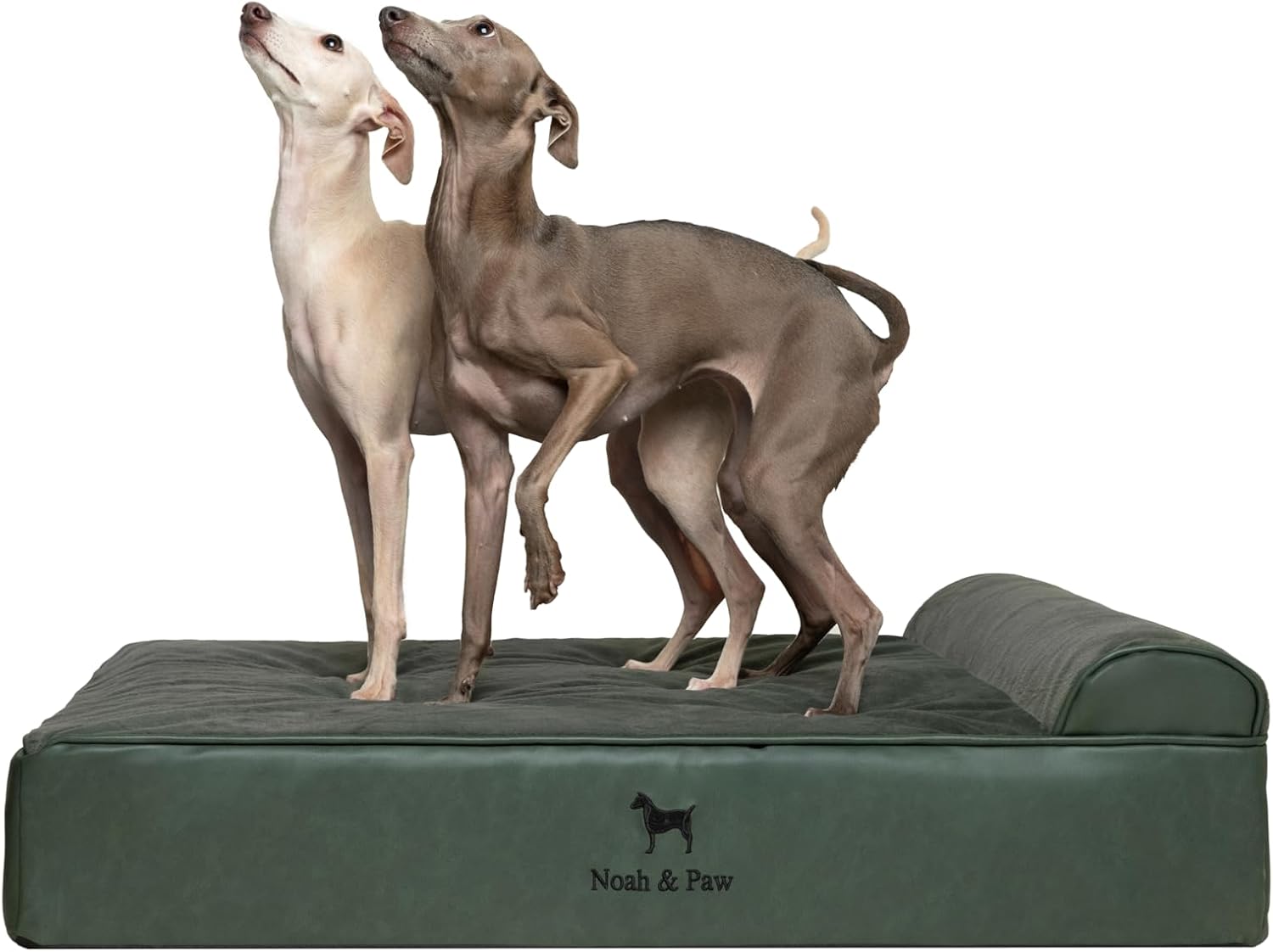 Orthopedic Dog Bed with Cooling Gel for Large Dogs, 35x25x8.7 in