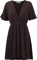 Lock and Love Womens Kimono Summer Dress - Flowy Empire Line