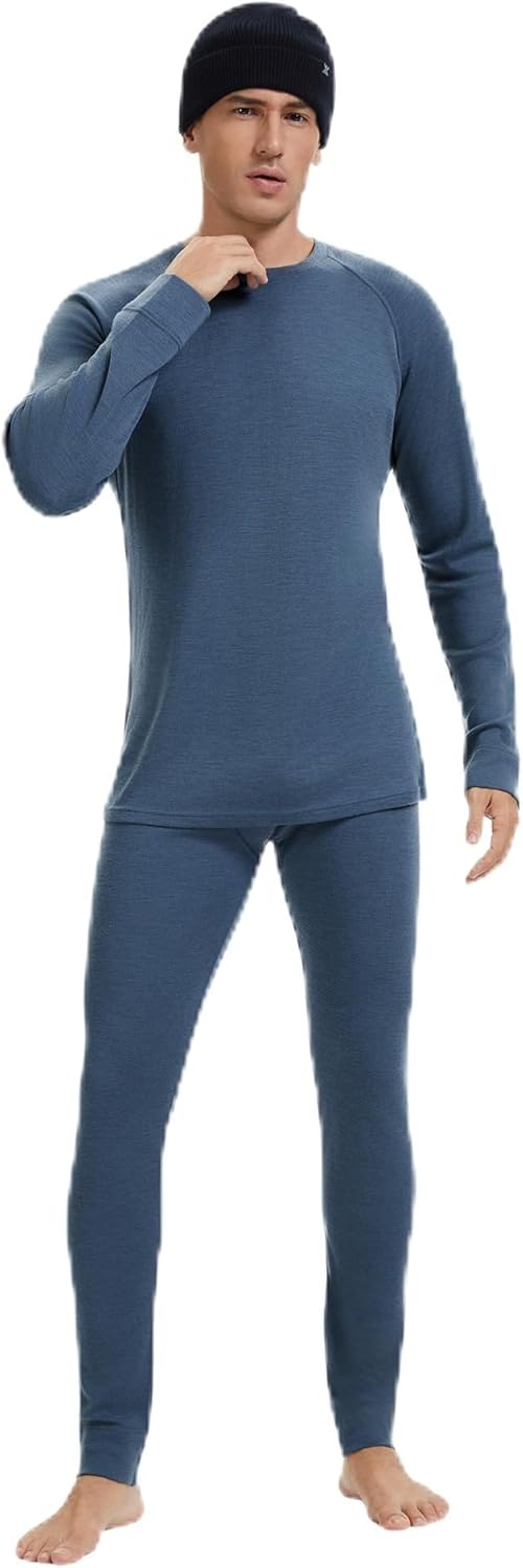 Men's 100% Merino Wool Base Layer Sets for Ultimate Comfort