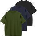 Men's Cotton T-Shirts Oversized Unisex Short Sleeve Crew Neck - Loose
