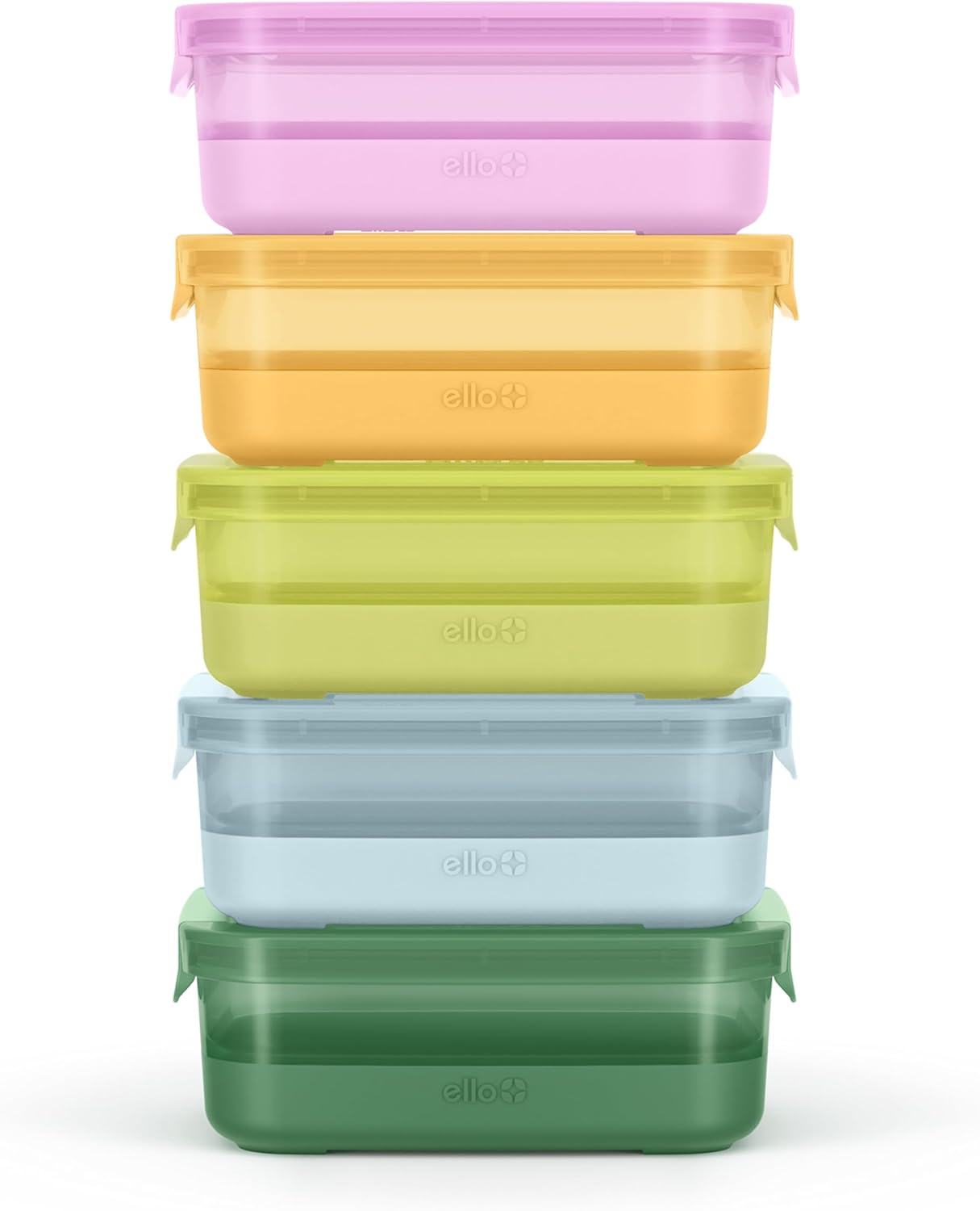 Ello Plastic Meal Prep Set for Fresh Food Storage Solutions