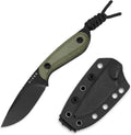 Kizer Buddy Fixed Blade Knife 3in D2 Steel - Compact EDC