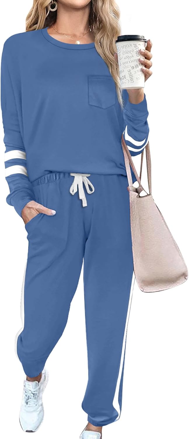 RUBZOOF Lounge Sets for Women 2 Piece Travel Sweatsuits