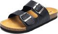 ONCAI Womens Flat Slide Sandals with Arch Support - Comfortable trendy