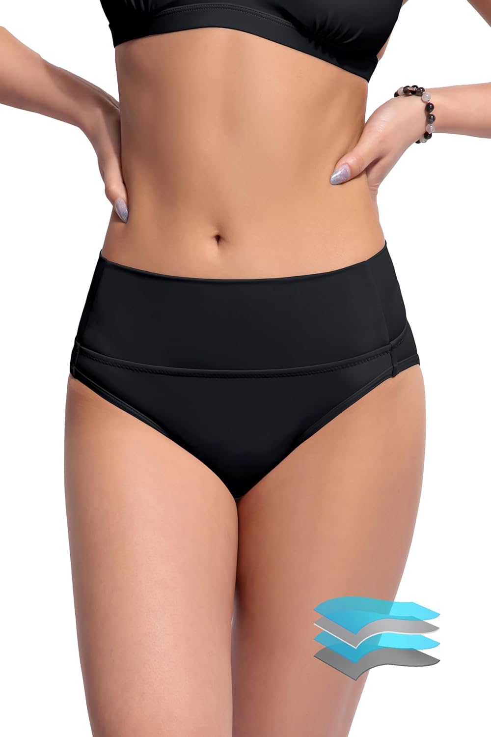 Beautikini Period Swimwear for Teens - Leakproof Bikini Bottoms