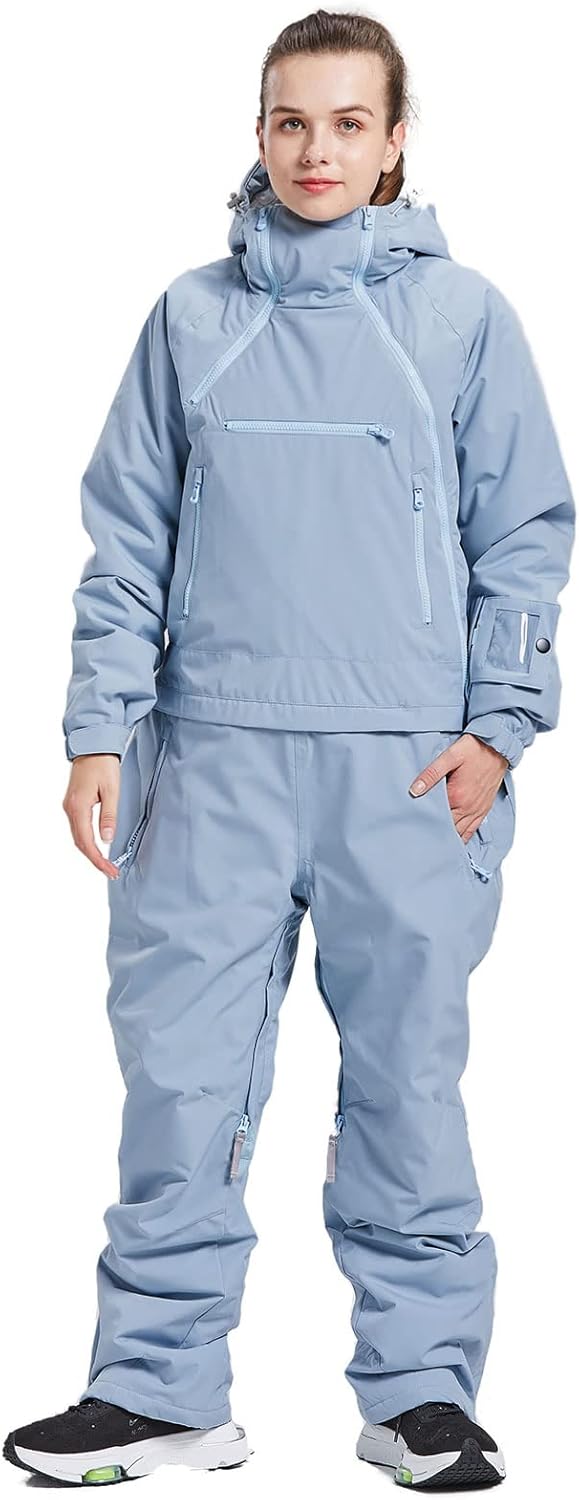 Womens Waterproof Ski Suit for Snowy Adventures