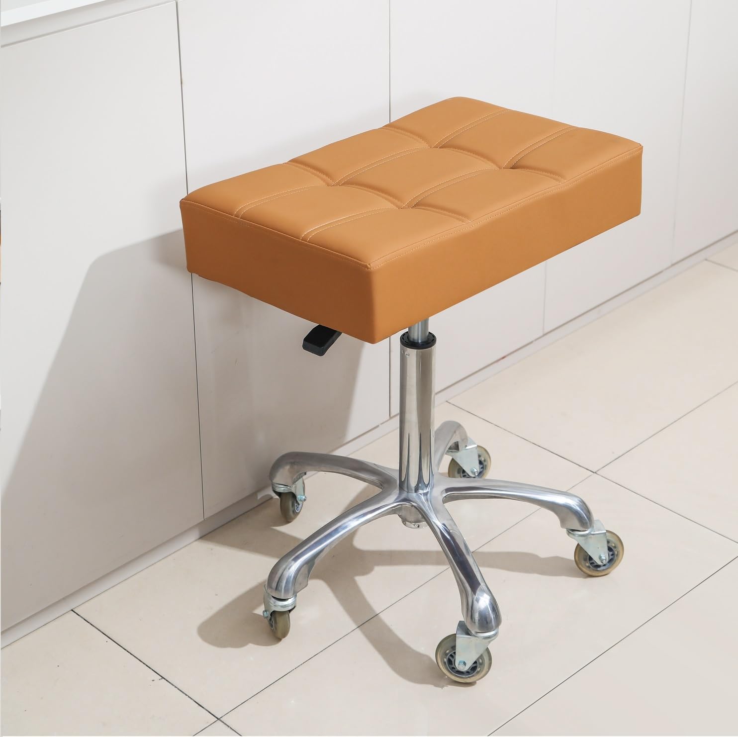 Kaleurrier Heavy Duty Stools with Wheels for Comfort and Style