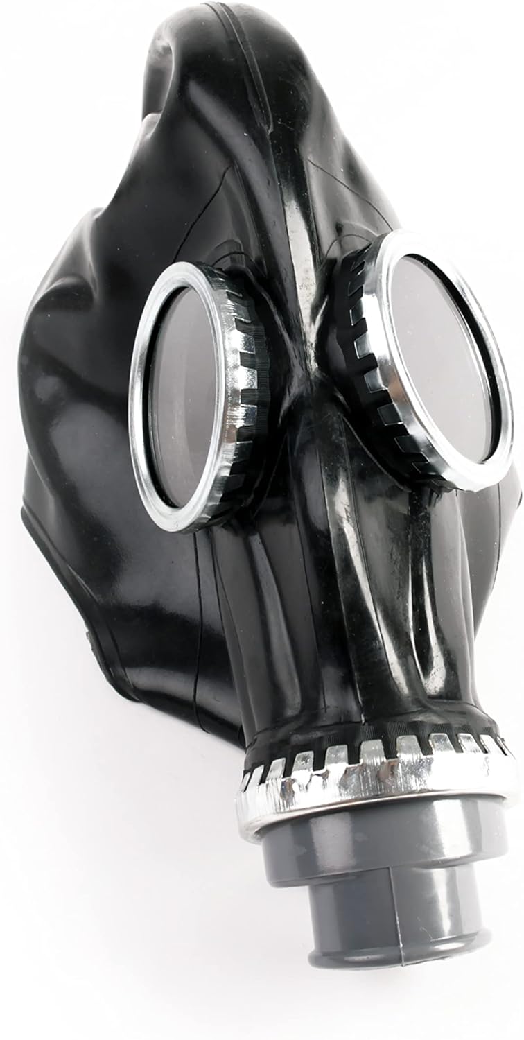 Latex Cosplay Gas Mask Full Half Face for Costume Party Fun