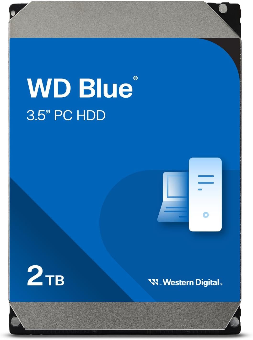 Western Digital 2TB Blue PC Internal Hard Drive for Reliable Storage