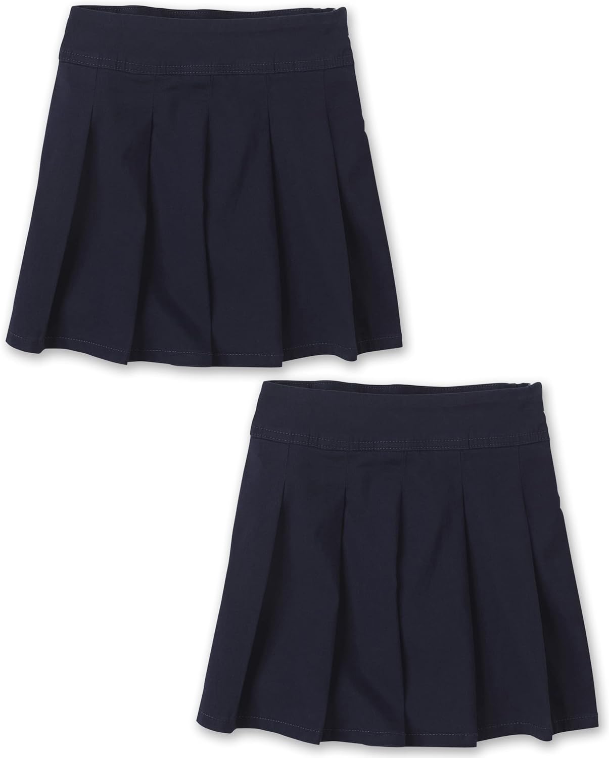 The Children's Place Girls' Uniform Pleated Skort for School
