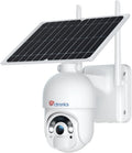 Ctronics 2.5K 4MP Solar WiFi Outdoor Camera - Color Night Vision