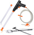 Aquarium Gravel Cleaner Kit with Siphon and Brush - Easy Deep Clean