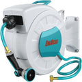 Retractable Garden Hose Reel 5/8ft x 66FT - Lock Any Length, Auto
