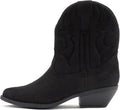 Soda Women Cowgirl Western Stitched Ankle Boots - Pointed Toe