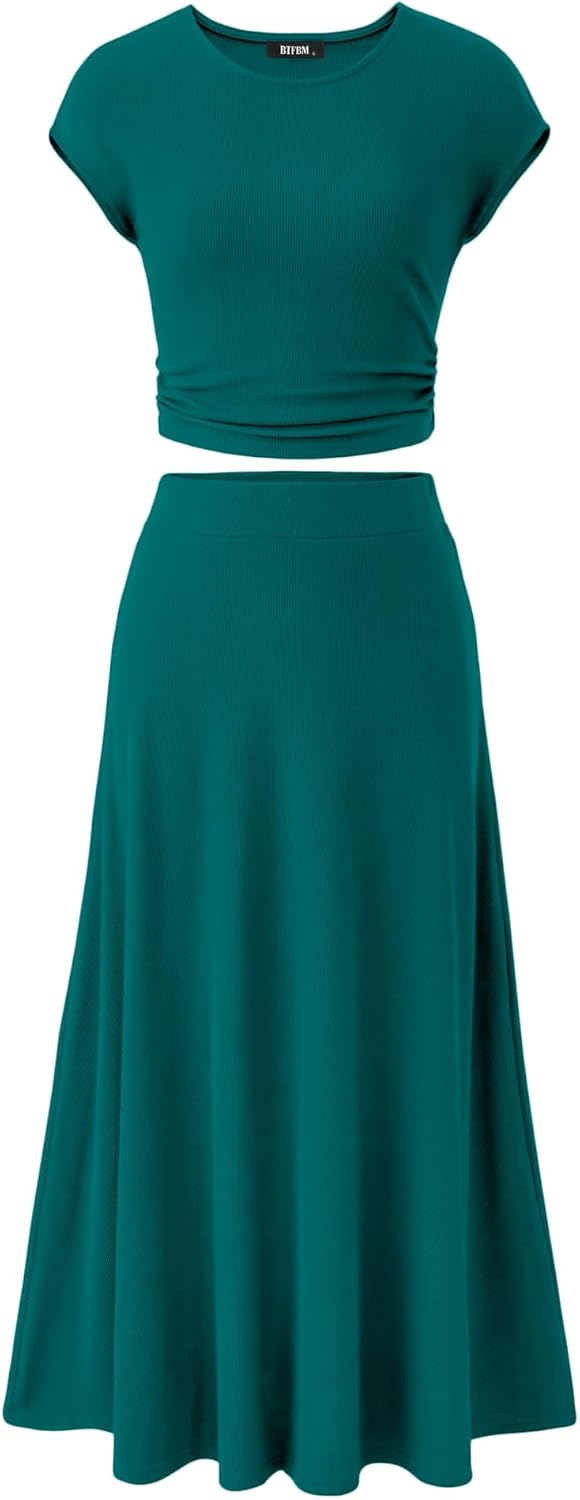 Stylish Two Piece Skirt Set for Women - Perfect for Summer 2025