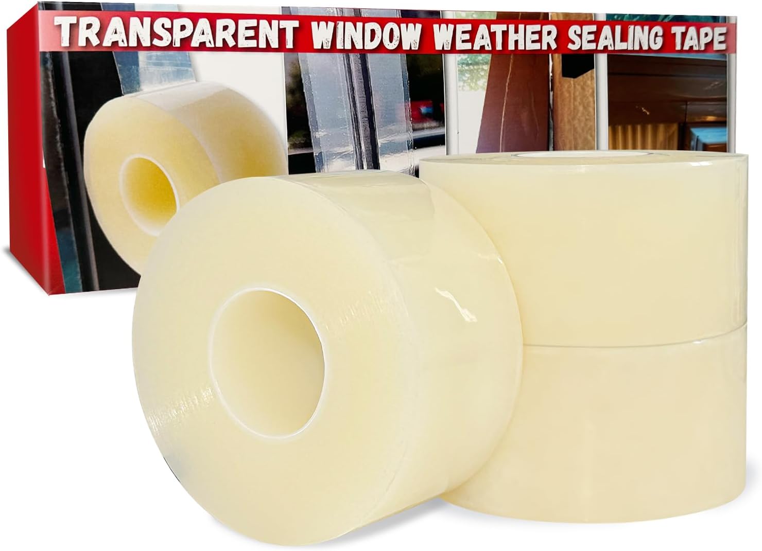 Birllaid Transparent Window Weather Sealing Tape for Drafts