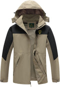 GIISAM Rain Jacket for Men - Lightweight Waterproof Hooded Coat Men's