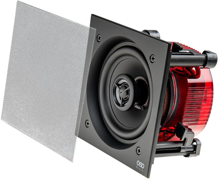 OSD Black 4 Small Aperture Ceiling Speaker - 100W Full-Range