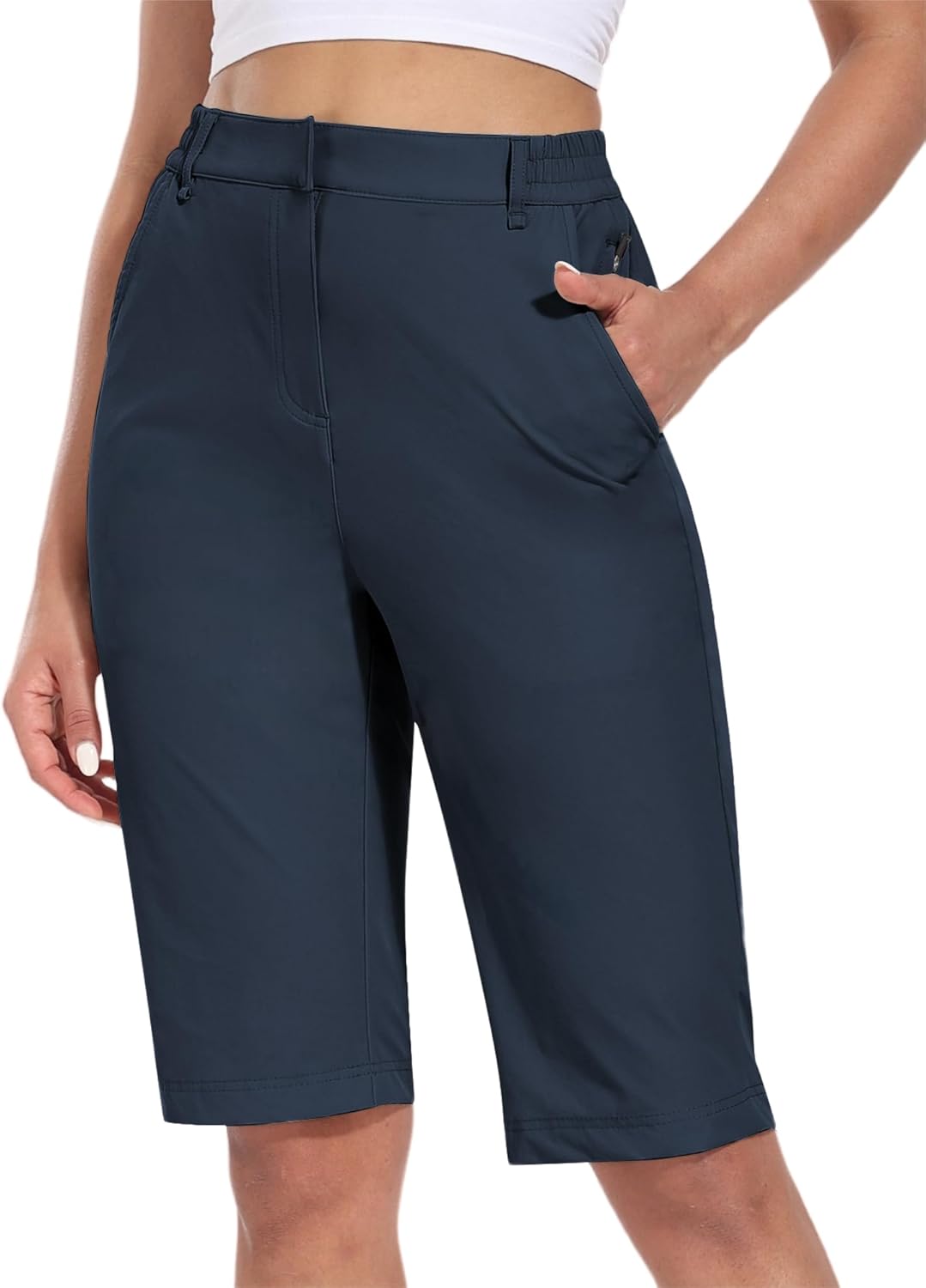 Hiverlay Women's Golf Bermuda Shorts for Summer Adventures