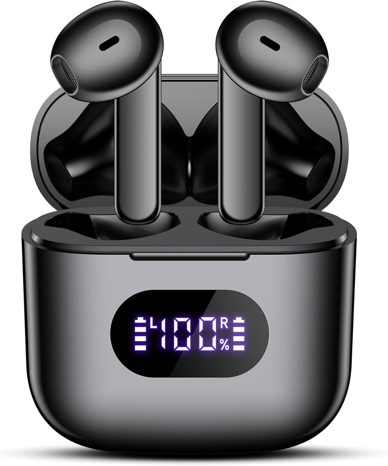 Jrwaro Wireless Earbuds: 48H Battery, IPX7 Waterproof, HiFi Sound