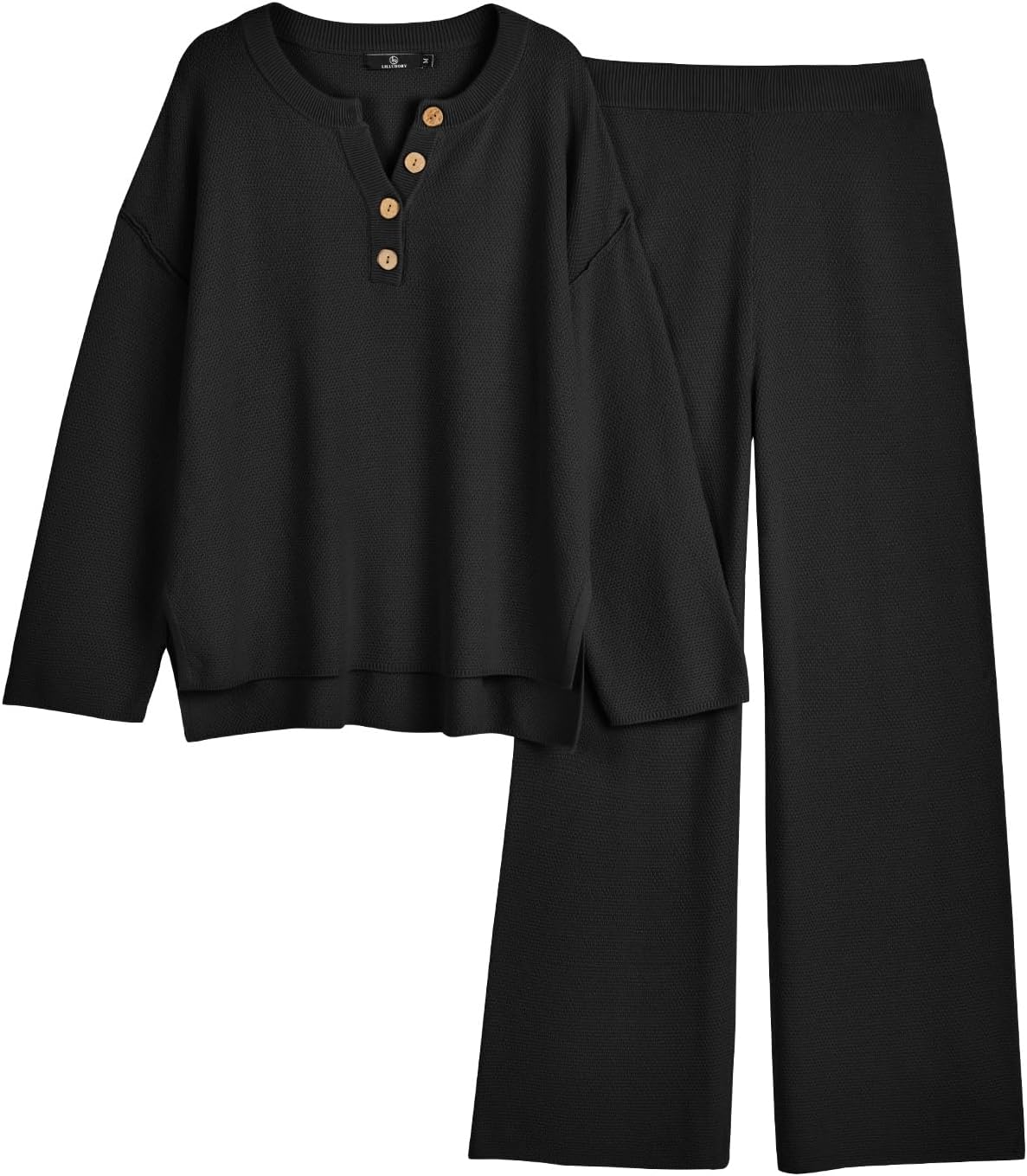 LILLUSORY Women's 2 Piece Lounge Sets for Cozy Relaxed Style