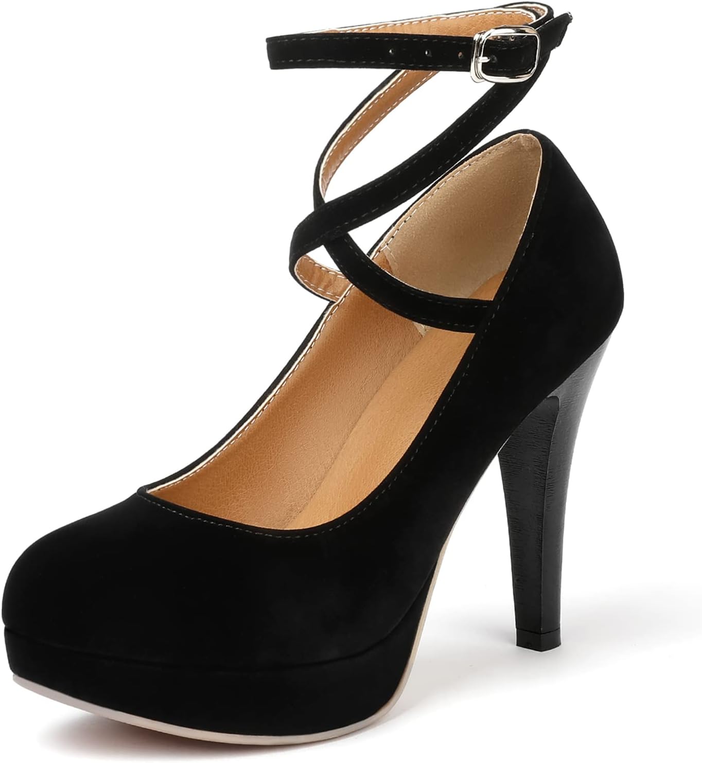 Mostrin Vintage Womens Bowtie Platform Pumps for Elegant Style