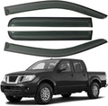 Window Visor Rain Guards Fit for Nissan Frontier Crew Cab 2005-2021