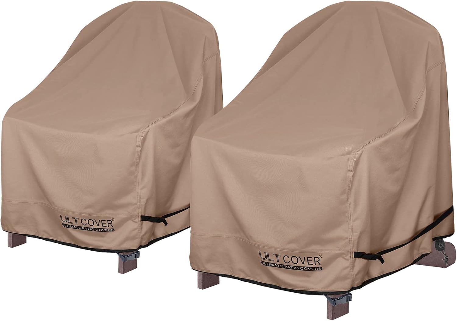 ULTCOVER Waterproof Patio Adirondack Chair Cover 2 Pack