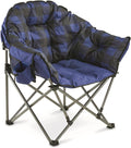 Guide Gear Club Camping Chair Oversized Padded Folding - Comfy Camp