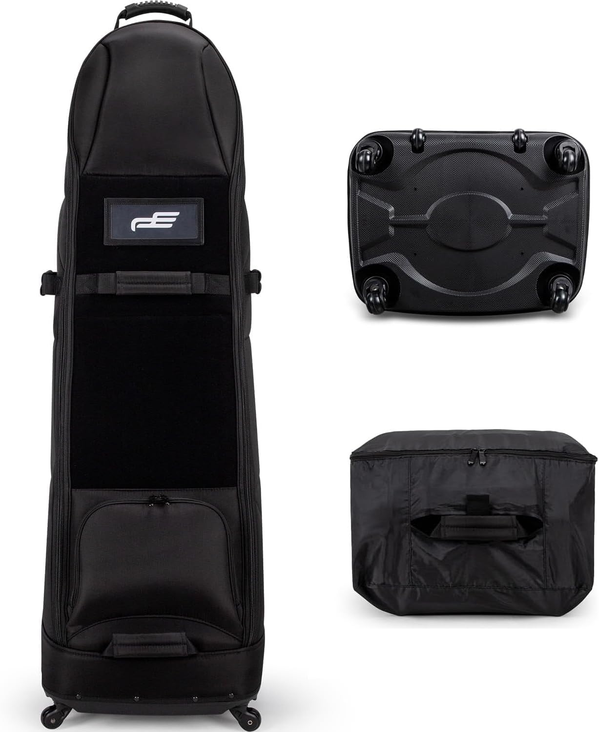 PLAYEAGLE Golf Travel Bag: Easy Maneuver, Club Protection