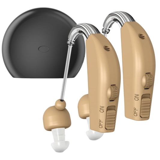 Rechargeable Hearing Aids for Seniors with Noise Cancelling