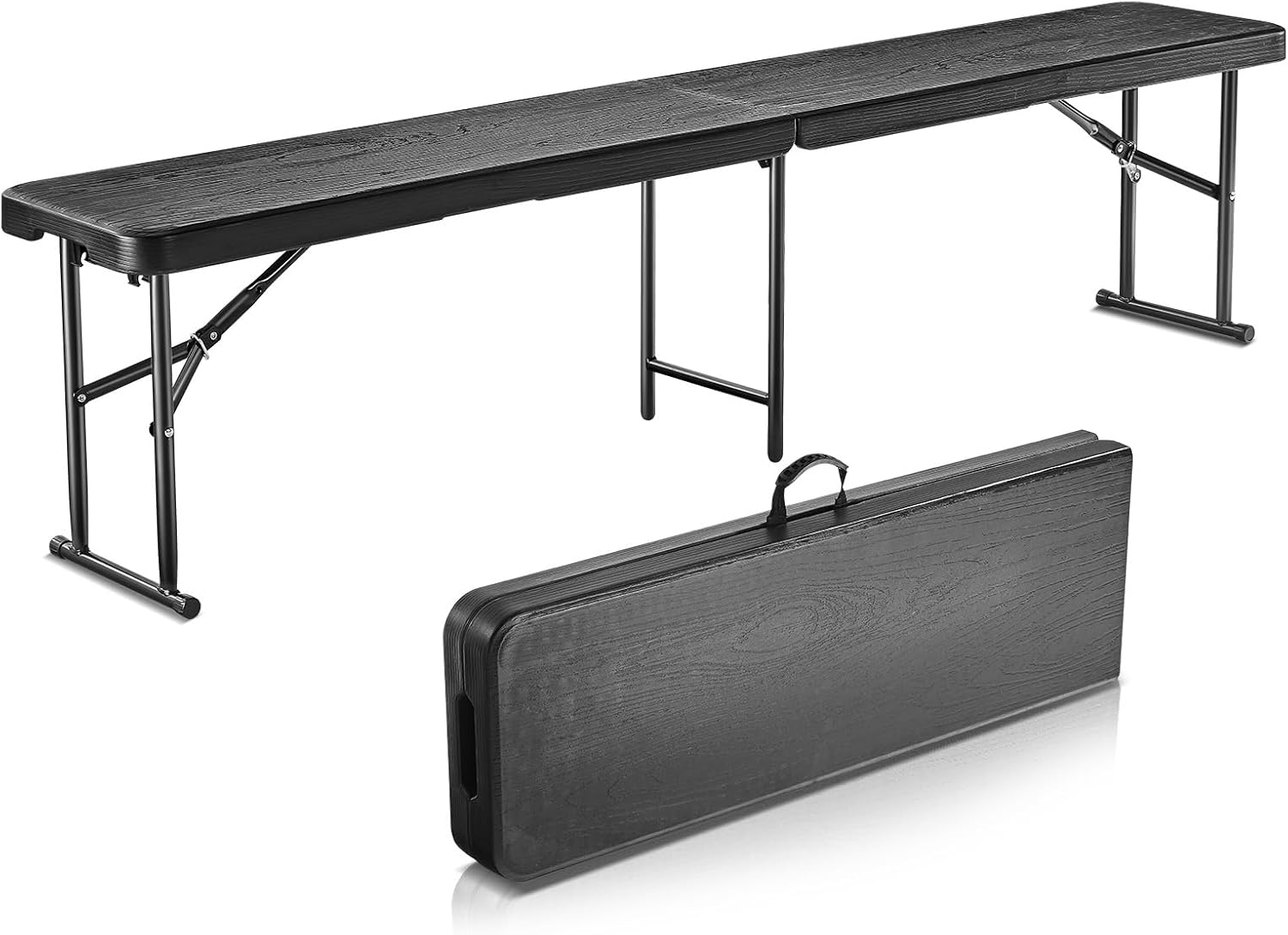 VEVOR 6ft Portable Folding Bench for Outdoor and Indoor Use