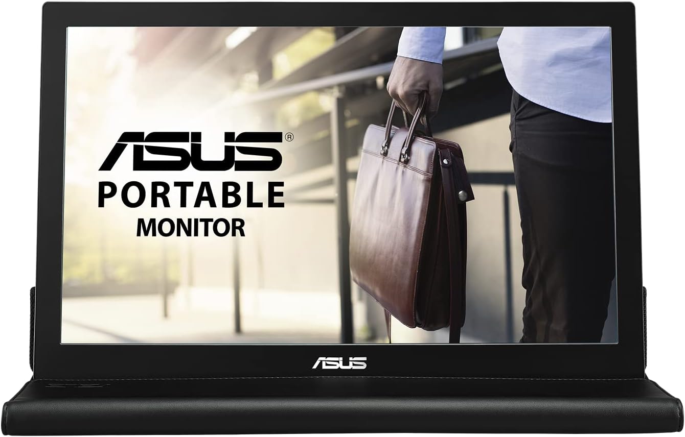 ASUS MB169B+ 15.6in Full HD Portable Monitor for On-the-Go Use