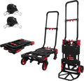 Folding Hand Truck 330lbs Capacity Heavy Duty Dolly Cart - Compact