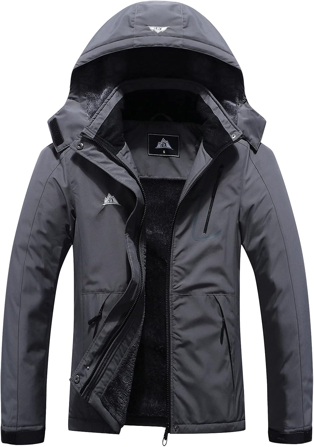 MOERDENG Women's Waterproof Ski Jacket for Winter Sports