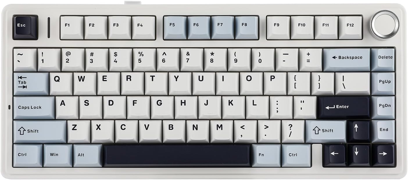 EPOMAKER F75: Wireless Gaming Keyboard, Hot Swappable, RGB